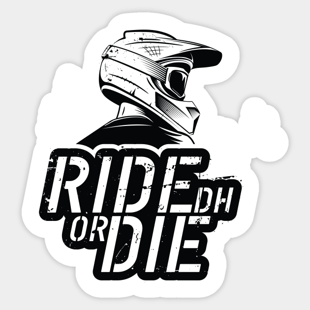 Ride Or Die Sticker by Hoyda